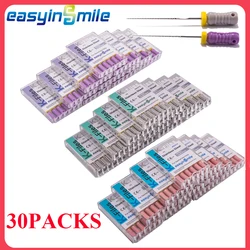 EasyinSuperK-Limes dentaires endodontiques en acier inoxydable, canal radiculaire endo, outil de dentiste, utilisation à la main, 21mm, 25mm, 31mm