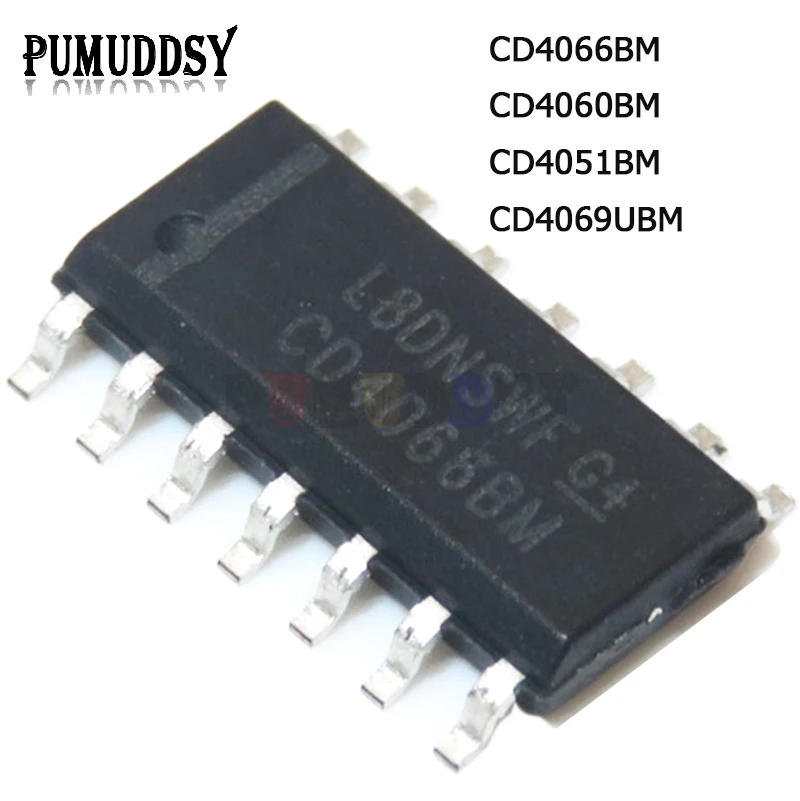 10PCS CD4066BM CD4060BM CD4051BM CD4069UBM SOP-14 CD4066 CD4060 CD4051 CD4069 SOP-16 SOP IC