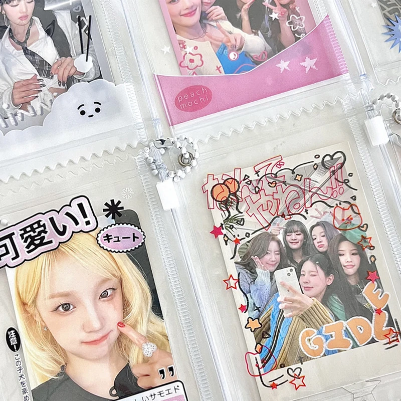 Creative Candy Bag Photocard Holder Props Badge Storage Display Bag Pendant Idol Photo Card Protective Cover Card Holder