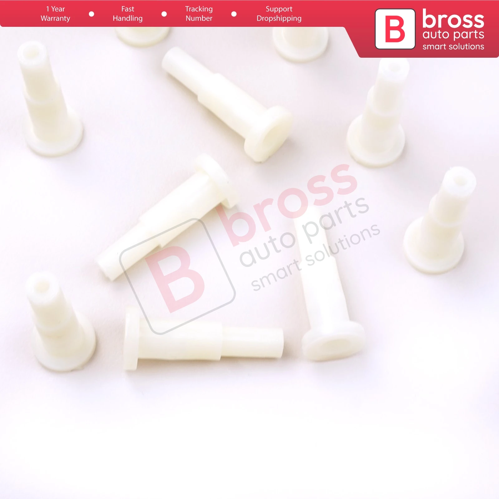 Bross Auto Parts BCP028 10 Pieces Cable End Rope Dowel for Window Regulator Winder Mechanism Type BCP028 Fast Handling