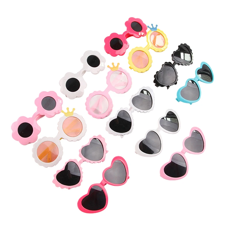 Lunettes de soleil de dessin animé pour animaux de compagnie, lunettes de chat pour petit chien, accessoires de photos pour animaux de compagnie, accessoires de mode pour animaux de compagnie, cadeaux de fournitures pour animaux de compagnie, charmant