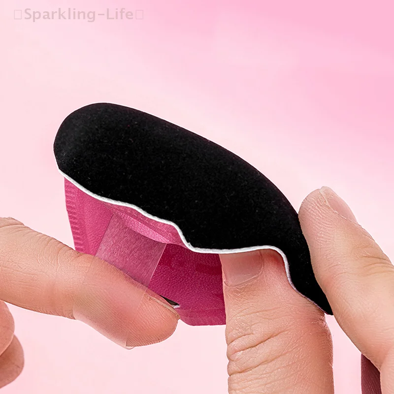 【JYA1】 Soffio per cipria portatile morbido e confortevole Applicatori per fondotinta bagnato e asciutto a doppio uso Spugna per trucco Design alla moda