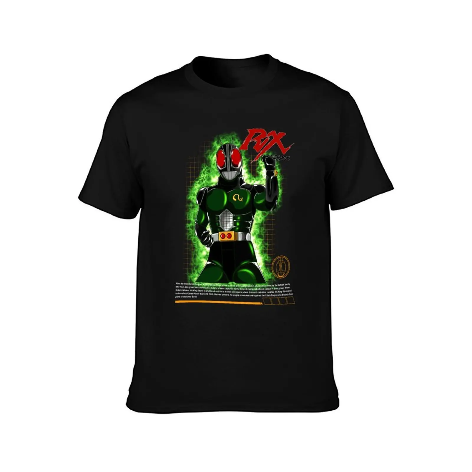 Kamen Rider Black RX T-Shirt Quick Dry Training Short Sleeve Tee T-Shirt