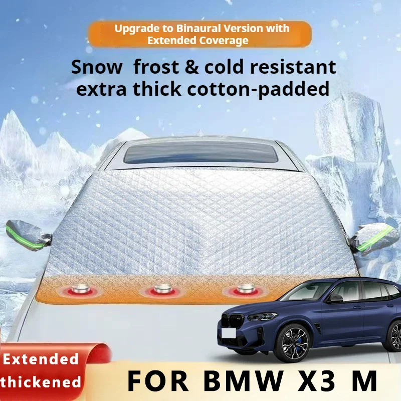 

Thickened Car Now Sunshade Windshield Cover With 5/9 Magnets UV Protection Anti Snow Sunlight For Front Windsh for BMW X3 M