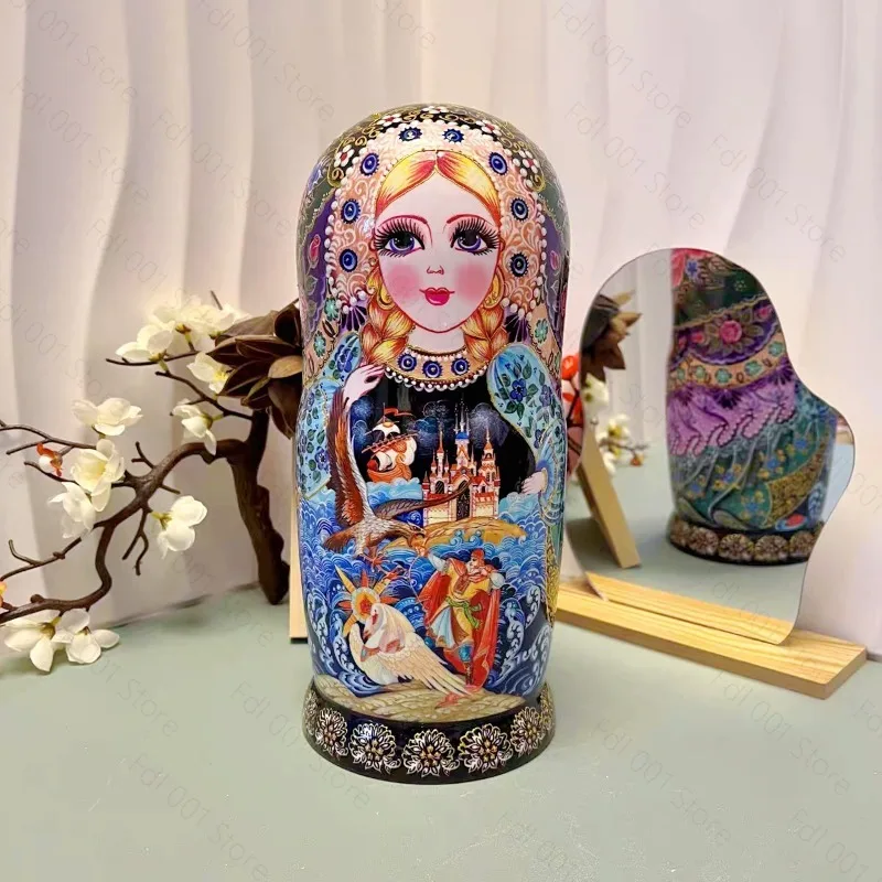 15 layers of nesting doll baking paint genuine handmade educational toys travel souvenirs gifts linden wood
