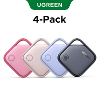 UGREEN FineTrack Smart Finder Compatible with Apple Find My (iOS Only) Bluetooth Tracker Tags, Item Finder Smart Tag for Key Car