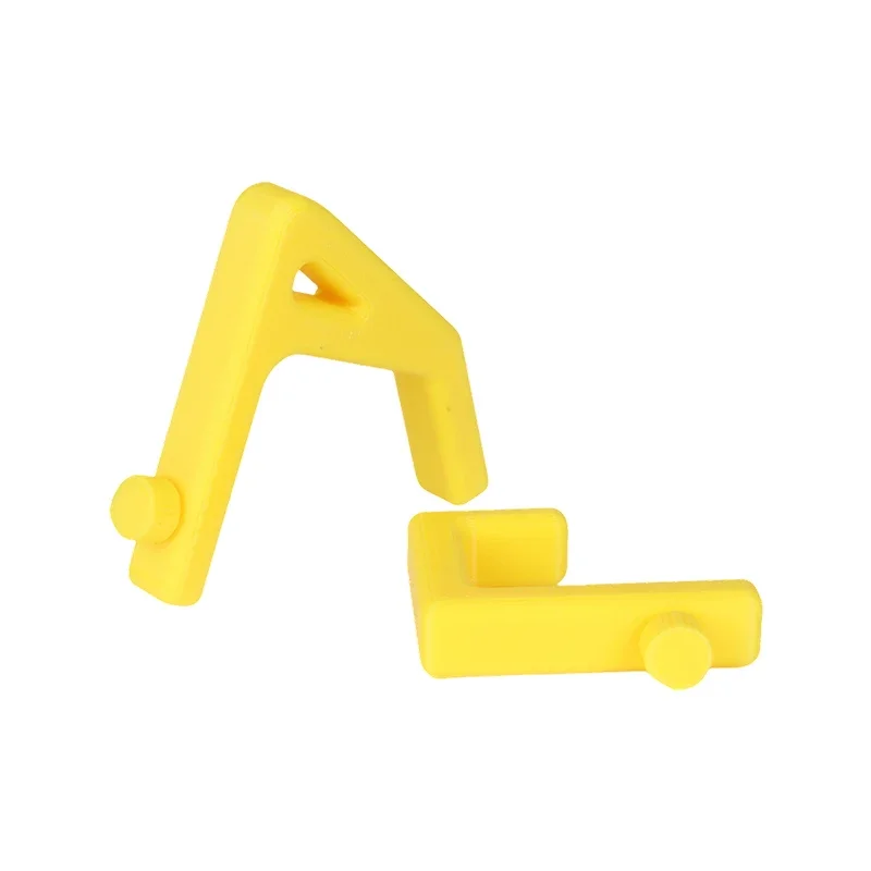 2Pcs/set Universal Storage Hooks With 10.3mm Hole Spacing For Shelving Garage Auxiliary Support Hooks Shelf Fitting Accessories