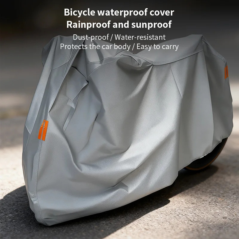 TOSUOD Fahrrad-Regenschutz, mit Fleece gefüttert, für Wärme, Sonnenschutz und schnee-/eisbeständig, All-Inclusive-Design – Detail 2