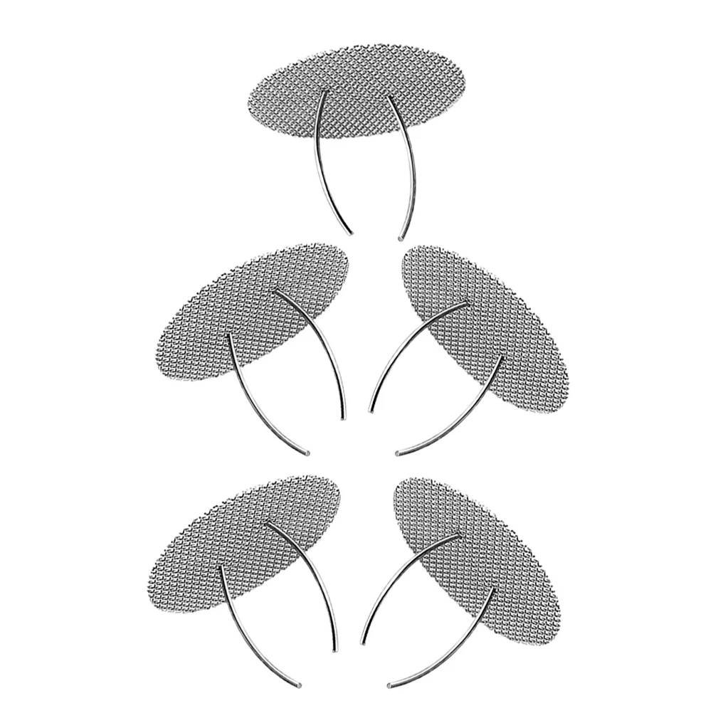 

5Pcs Reusable Stainless Steel Tea Infuser Fine Mesh Filter for Purple Clay Teapot Loose Tea Strainer Replacement Pot Mesh Insert