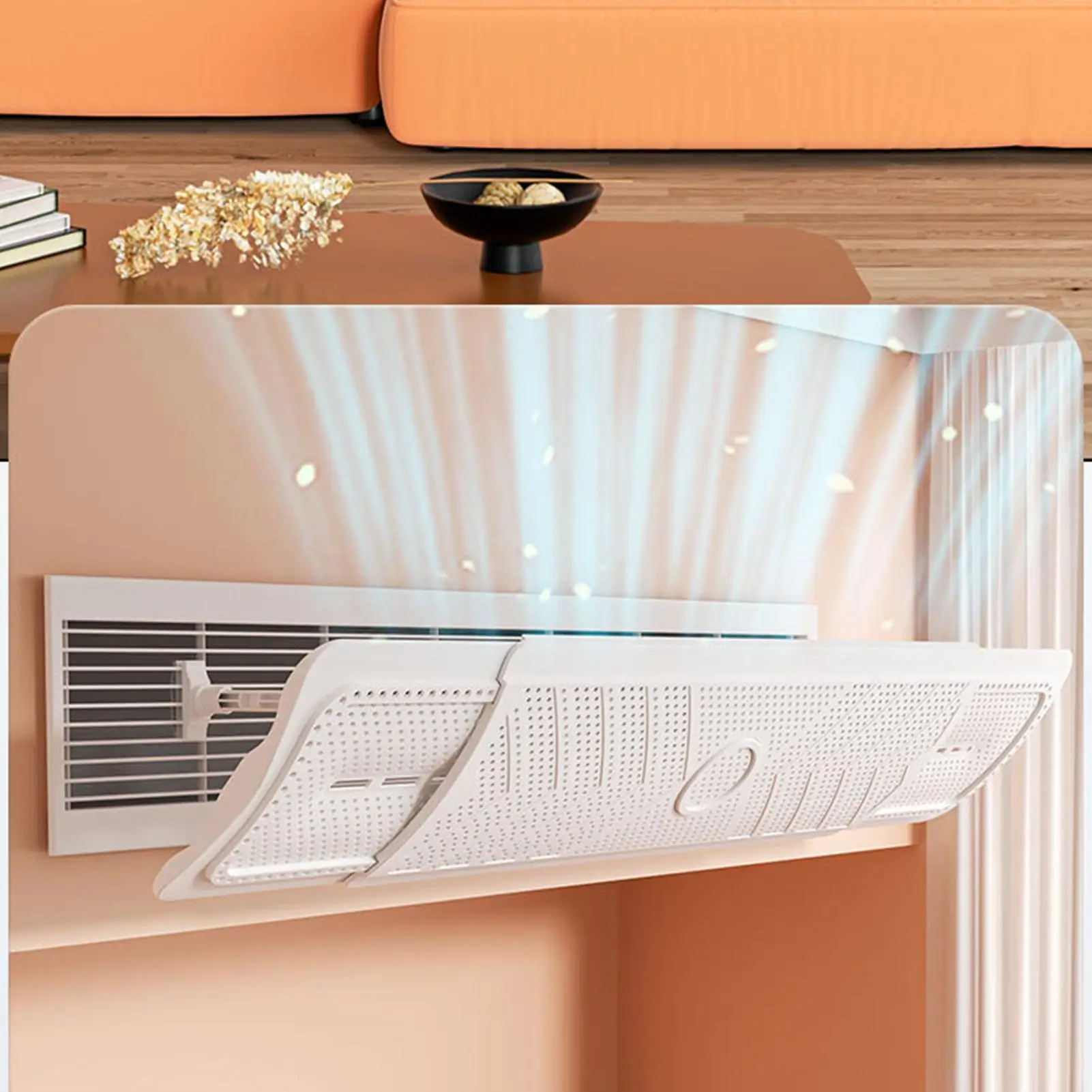 Adjustable Redirector Diverter Heating Cooling Systems Deflector AC Air Deflector Home AC Window Baffle For Home Bedroom