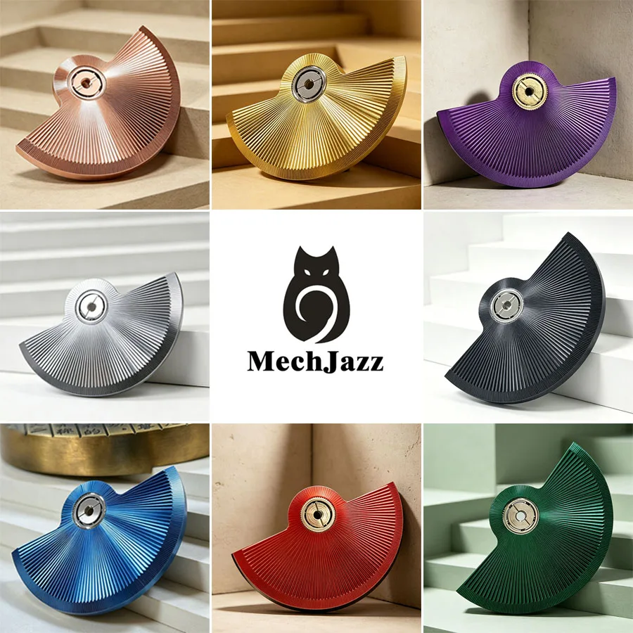 

MechJazz Multi-Color Optional Sunburst Oscillating Rotor, Fits NH35/NH36/NH38/4R35/4R36 Movements, Watch Modification Parts