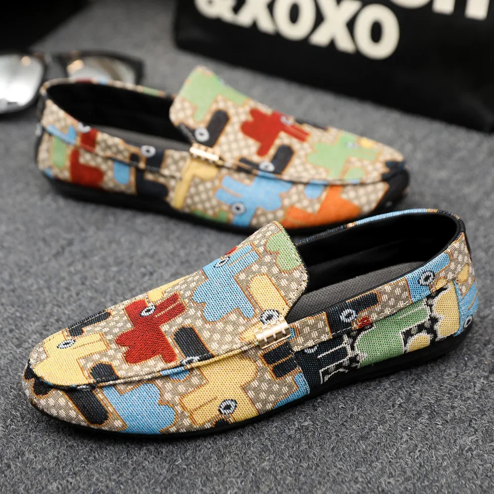 

ELUVA Casual Loafers for Men Non Slip Lightweight Walking Shoes 2025 Big Size Comfortable Slip on Driving Moccasins for Men