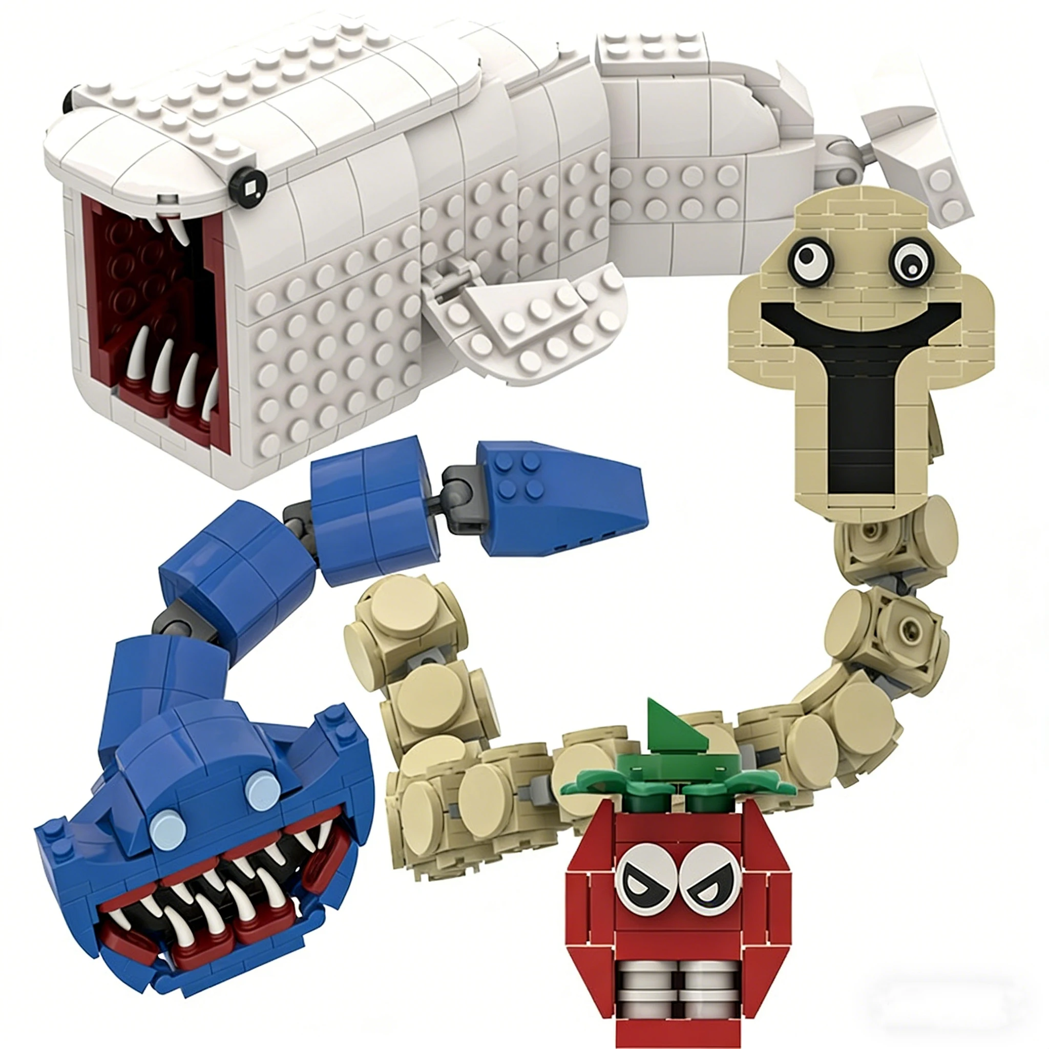 

MOC Subnautica Building Blocks Set Deep Sea Idea Model Set Bricks Toys Christmas Birthday Gifts