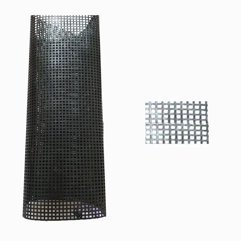 High Quality Plastic Mesh Cloth Sewing White Black Hook Bags Thread Hook Bag Rug DIY Craft Supplies Latch Hook Bags Accessories