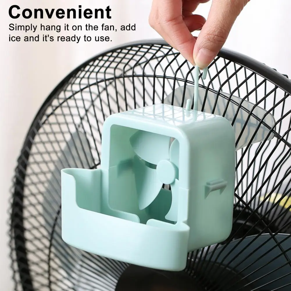 

Fan Cooler Portable Mini Hanging Fan Easy Installation No Drilling Compact Size Cooling Fan with Hook Indoor Cooling Solution