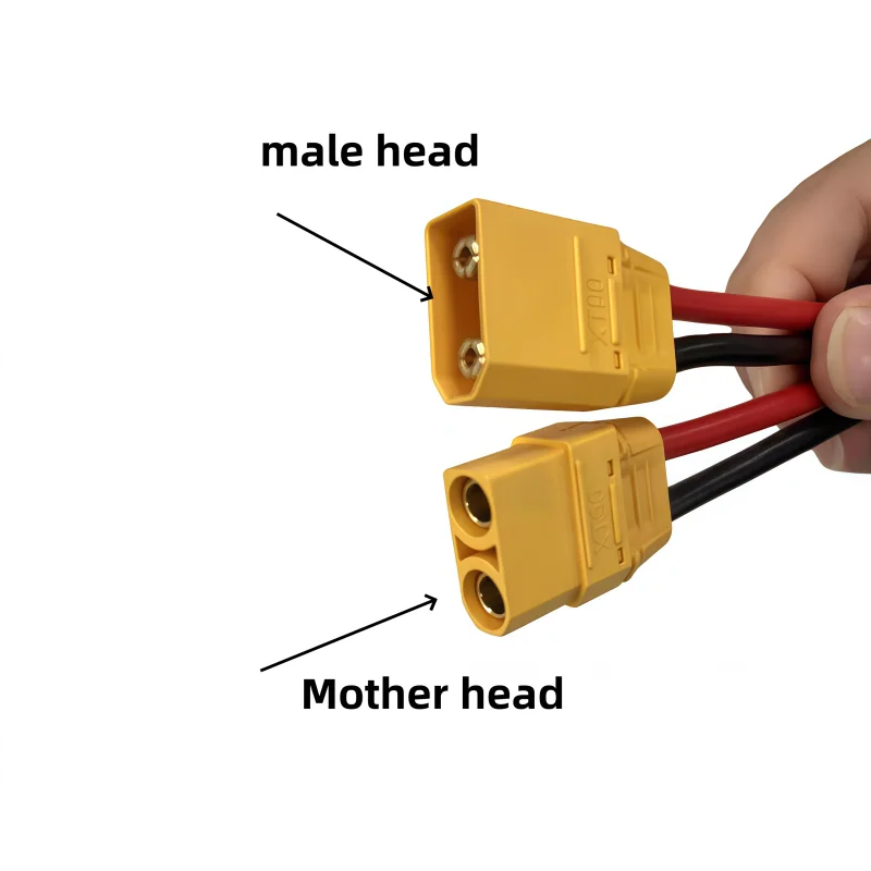 XT90 Male Female Connector 12/14AWG 10CM For RC Model Charger Lipo Battery ESC Connector Cable
