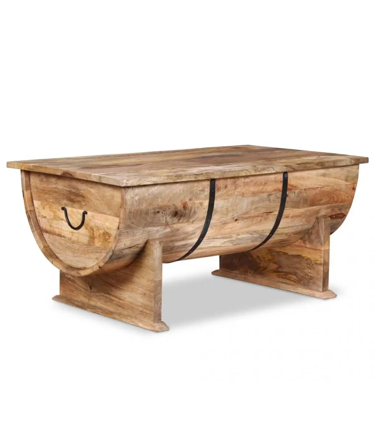 Coffee tables solid mango wood coffee table 88x50x40 cm