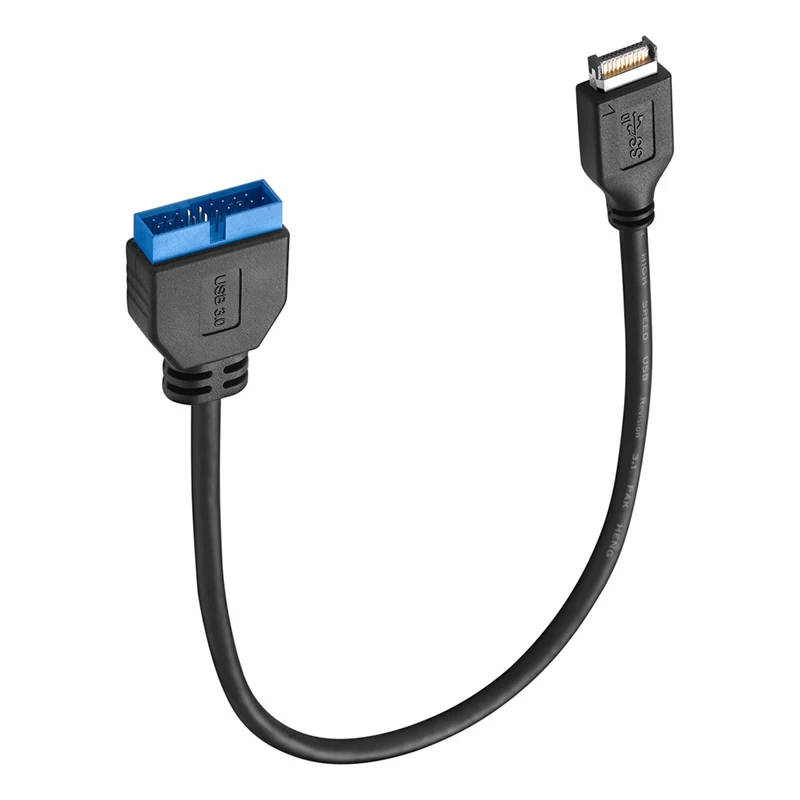 USB 3.0 20-PIN 19-PIN IDC-Buchse auf USB 3.0 Typ E Stecker Konvertierkabel Motherboard-Anschluss Typ C USB C Verlängerungsadapter – Detail 6