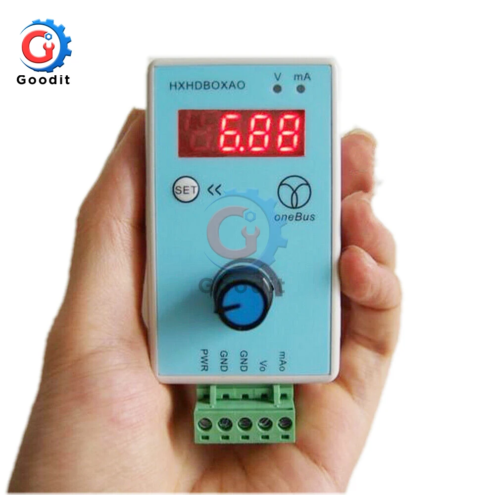 

Handheld 0-10V/2-10V 0-20mA/4-20mA Signal Generator Adjustable Current Voltage Analog Simulator Signal Sources Output 24V