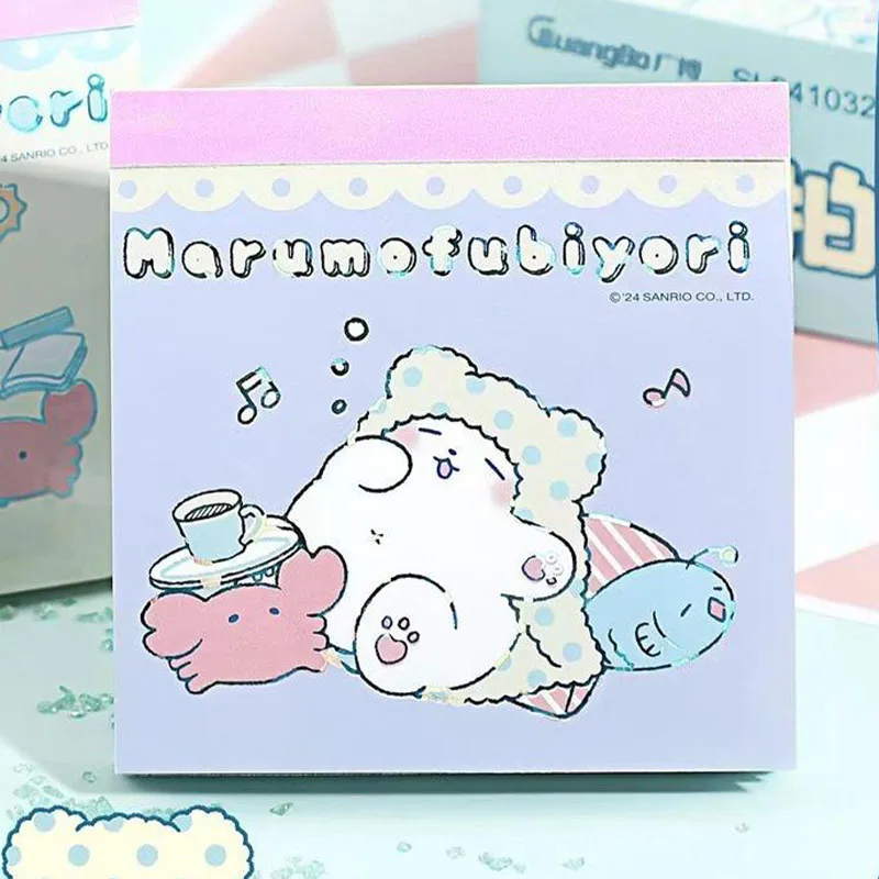 Kawaii Cute Sanrio Marumofubiyori Notebook Portable Memo Pad Schedule Reminder Book Cartoon Anime Stationery Girl Birthday Gift