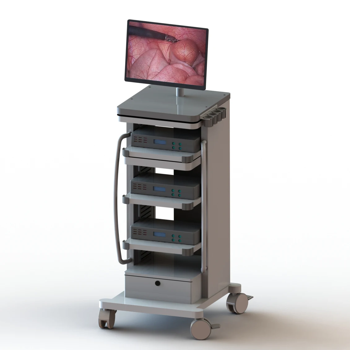 

NBRIDGE OEM/ODM Endoscope Equipment Trolley Medical Transportation Trolley for Endoscope Cart Medical