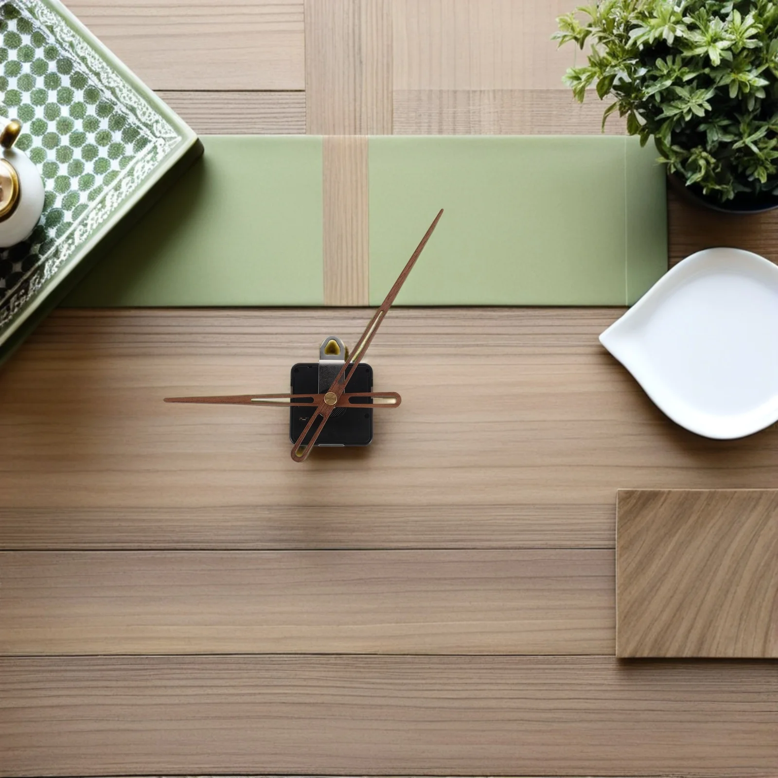 

1 set 1 Set Wall Clock Movement Set Diy Quartz Clock Mechanism Kit Metal Hands Replacement Parts For Home Office Decor Silent