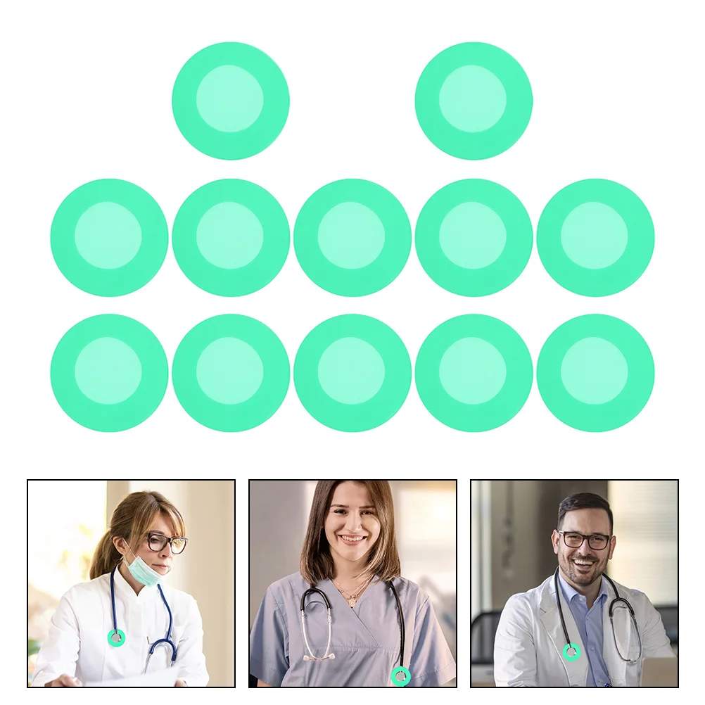 12 Pcs Stethoscope Set Accessories Silicone Head Covers Disposable Protector Silica Gel