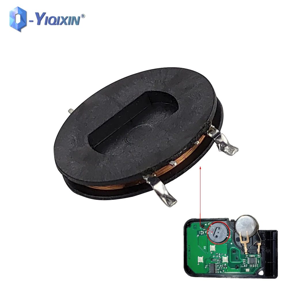 Remote Car Key Repair Inductance Transformer Coil For Renault Megane 2 3 Scenic Clio Smart Card Key Case PCB Board Charging Coil