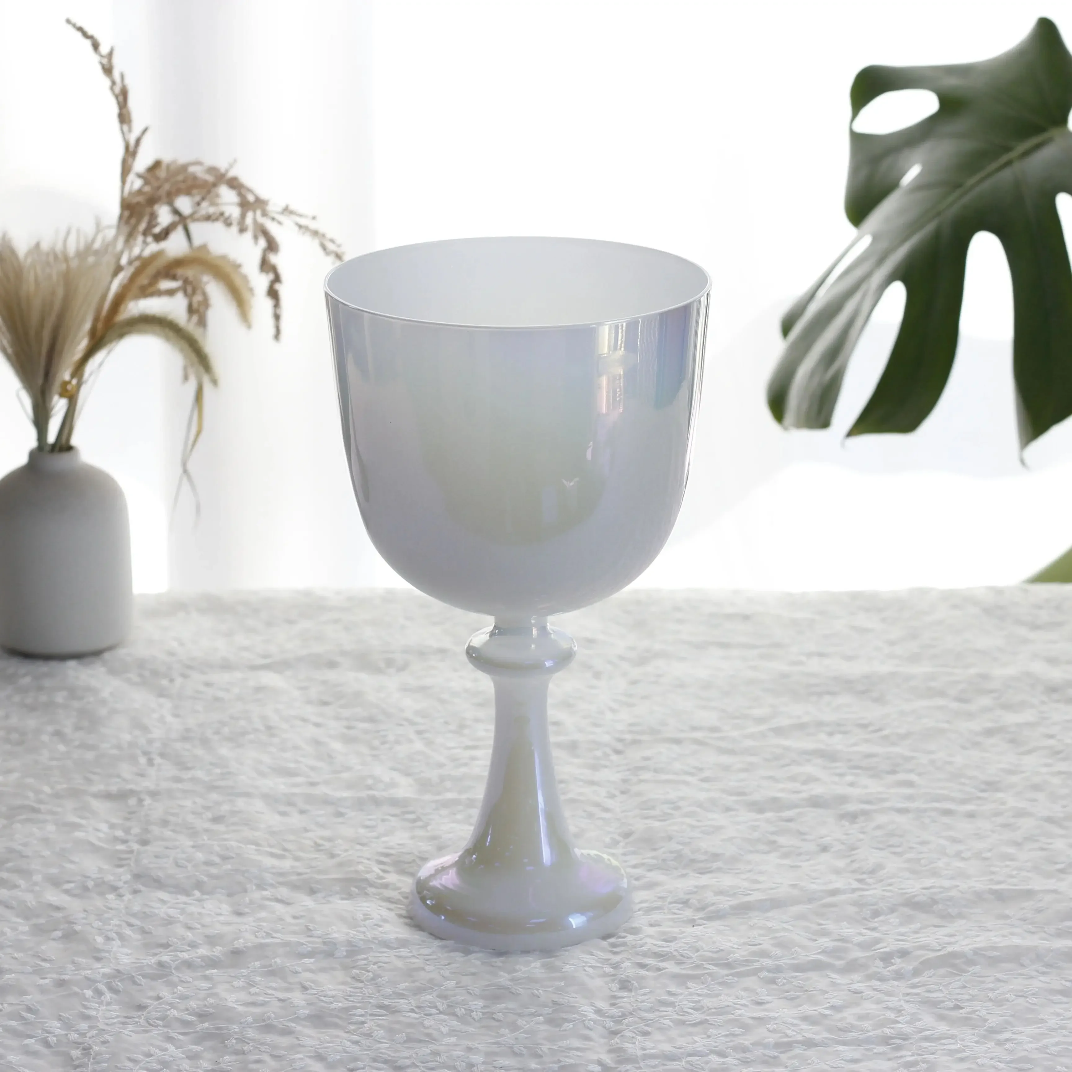 STAR LINKUP Premium Alchemy Chalice Yoga Singing Bowl Strong and Long Sound Crystal Singing Grail for Sound Healing Meditation