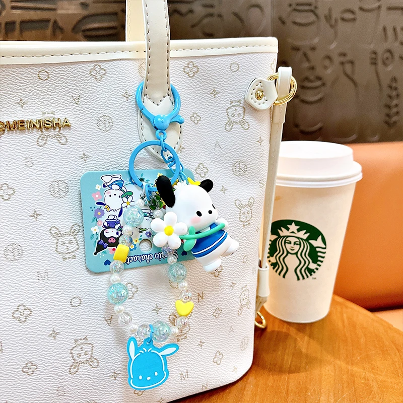 พวงกุญแจตุ๊กตาซานริโอ้ คุโรมิ ปอมปอมปุริน ซินนามอโรล เมโลดี้ ปาชาคู ของเล่นสะสม ของขวัญ