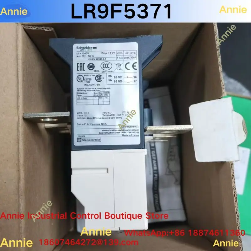 Brand New LR9 Thermal Overload Protection Relay LR9F5371 132-220A for Electrical Safety And Control