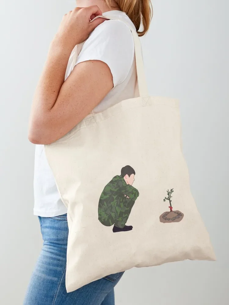 Crash landing on you - TOMATO PLANT Tote Bag Eco bag Shopper Tote Bag