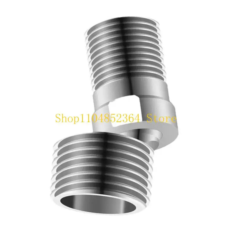 652F 360 Degree Adjustable Angled Bents Base Stainless Steels Shower Tap Adapter
