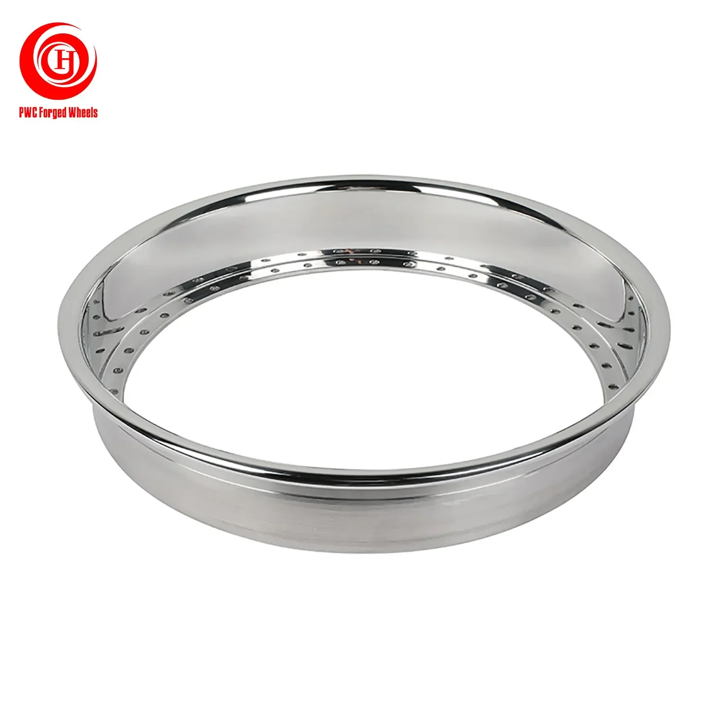 

12" to 32" 6061-T6 Aluminum Alloy Custom Soft Reverse Mount 3 Piece Forged Wheel Rim Outer Lip