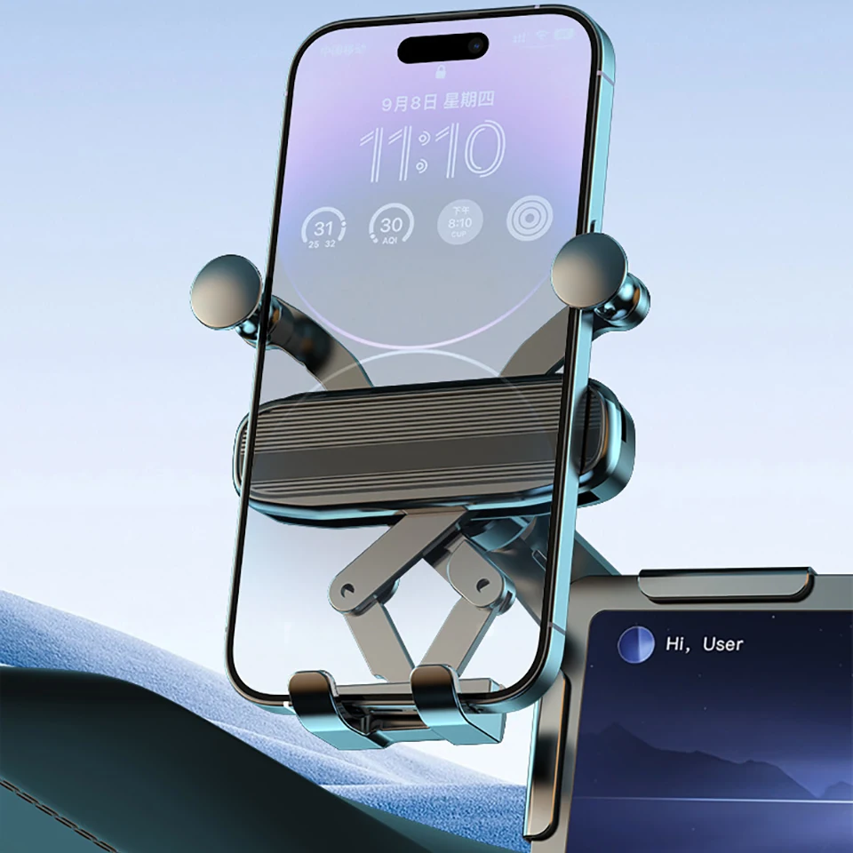 

Alloy Car Screen Phone Holder Stand 360° Rotate Adjustable Stand Fit for Tesla Model 3 Highland Y Car Accessories Universal