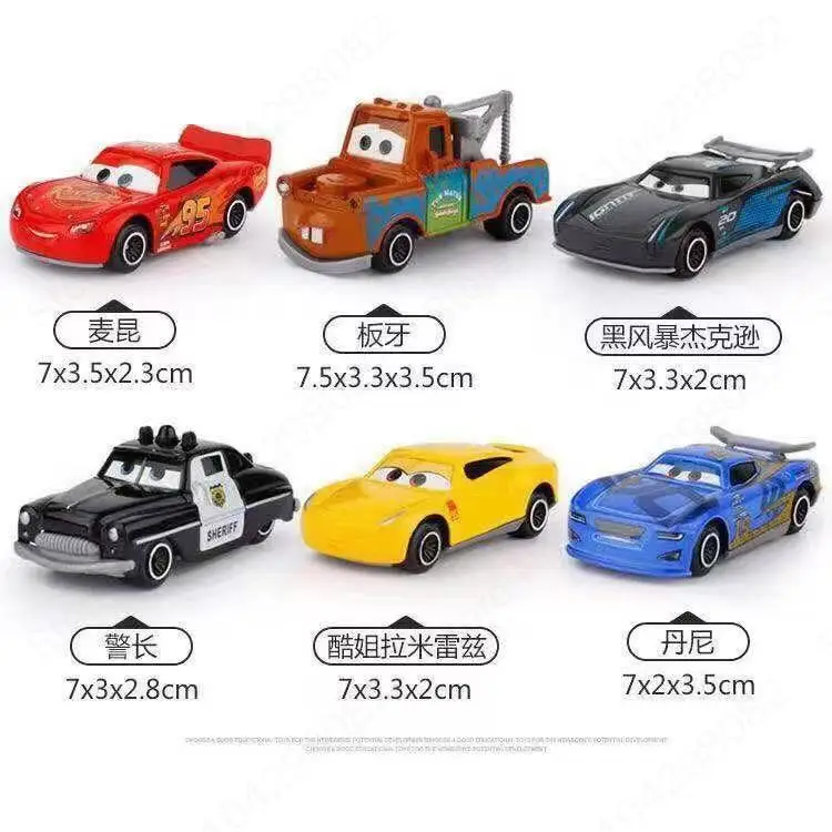 Heißer Verkauf: Cars 3 Legierung-Automodell-Set in Geschenkbox – Lightning Mc Transportable Trucks Rennfahrzeug-Spielzeug, Sammlerstück, Geschenk – Detail 1