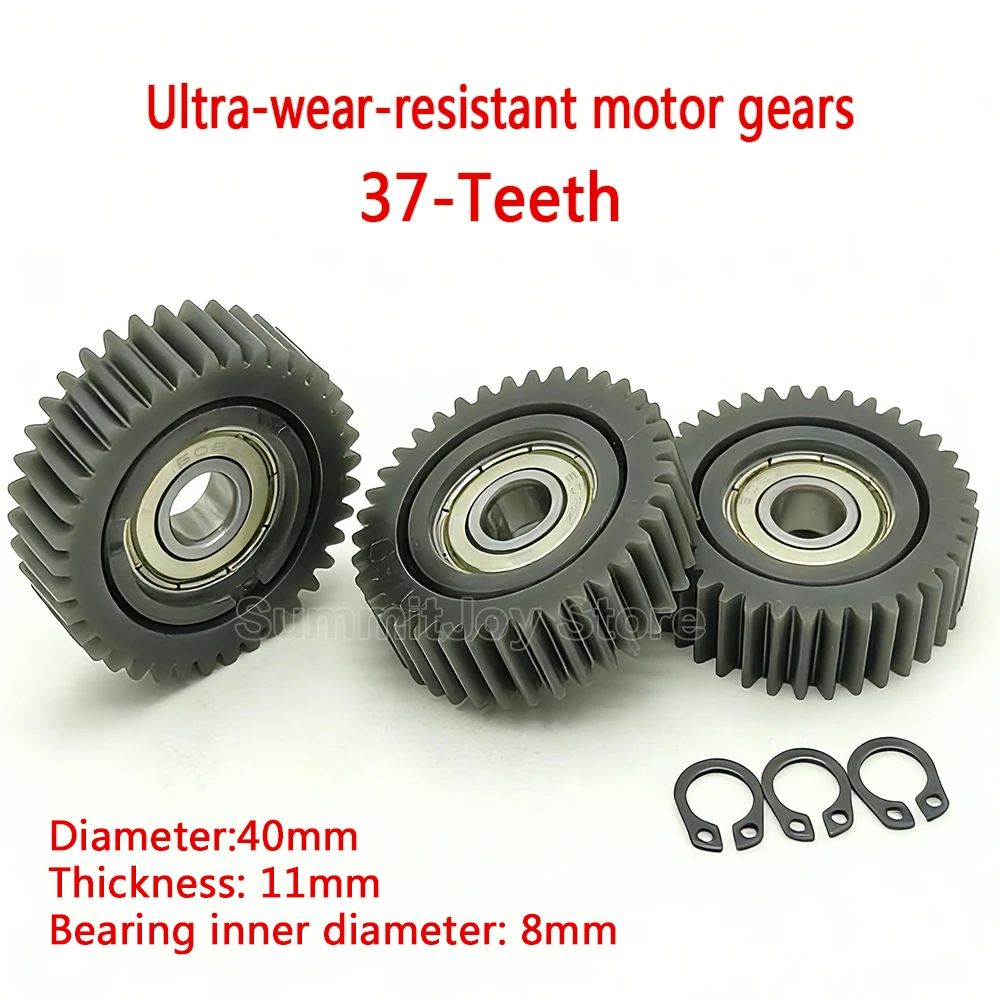 Elektrofahrrad 3-teiliges Motorgetriebe Nylon-Planetengetriebe 37T 40x11mm für Faltrad 250W 350W Motorgetriebe E-Bike Zubehör – Detail 4