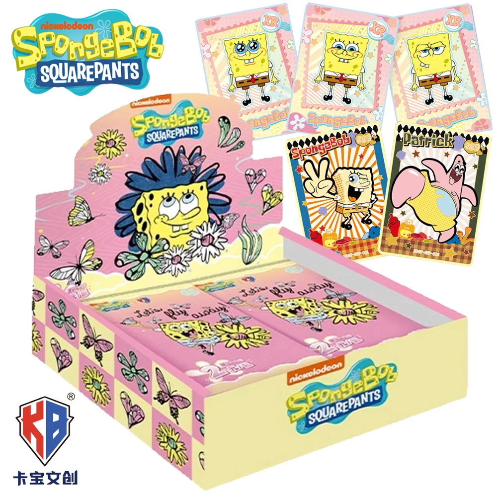 

SpongeBob SquarePants Collection Card For Children American Family Comedy Anime Patrick Star Rare Limited Game Card Kids Gifts