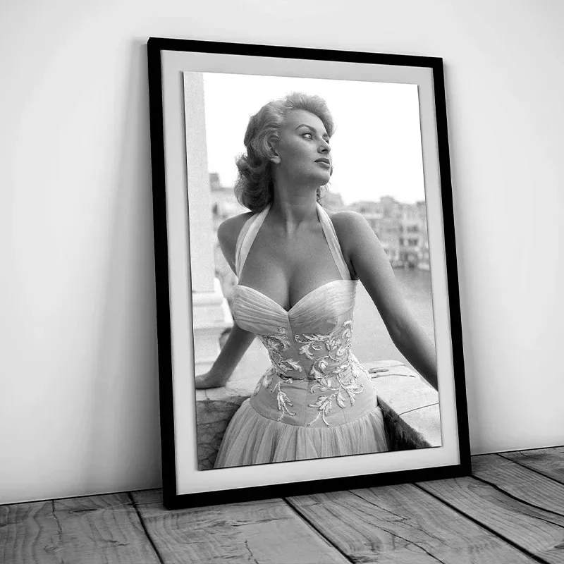 لوحة قماشية لديكور المنزل ، ملصق ، طباعة ، رسم جداري ، صورة ، أفا جاردن ، صوفيا ، لورين ، مونيكا ، بلوش ، فيلم جذاب ، ممثلة