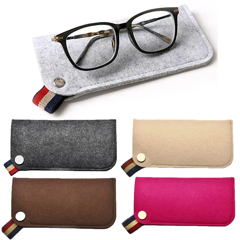 Bolsa para gafas, bolsa para gafas de sol, bolsa de fieltro, bolsa de almacenamiento para gafas, bolsa de almacenamiento de fieltro engrosada, bolsa para gafas de sol portátil para exteriores, bolsa para gafas
