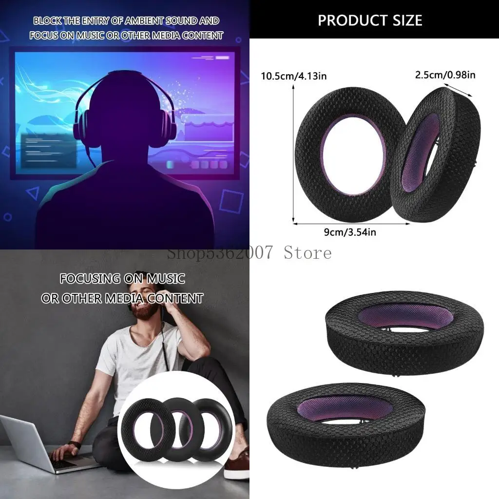 교체 이어 패드 헤드폰 귀 쿠션 커버 초점 40JB에 대한 귀마개