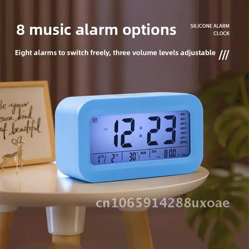 

Student Smart Clock 8 Music Alarm Clock Touch Clock Three Set Alarm Clock Electronic Alarm Clock Children's Alarm Clock