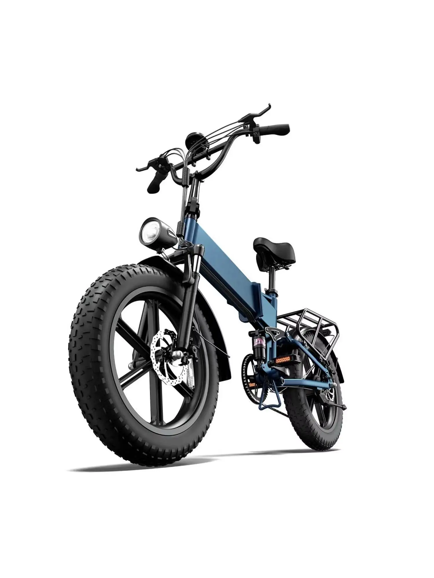 AliExpress URLIFE T5 Adult Foldable E-Bike 48V 13Ah Battery 20-inch Fat Tire All-Terrain Electric Mountain Bike 750W Motor