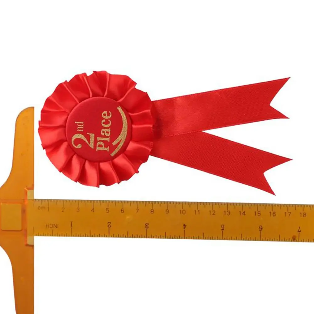 Competitions Blue,Red,White Ribbon Award Set Recognition Ribbons Rosette Ribbon Honorable Ribbon