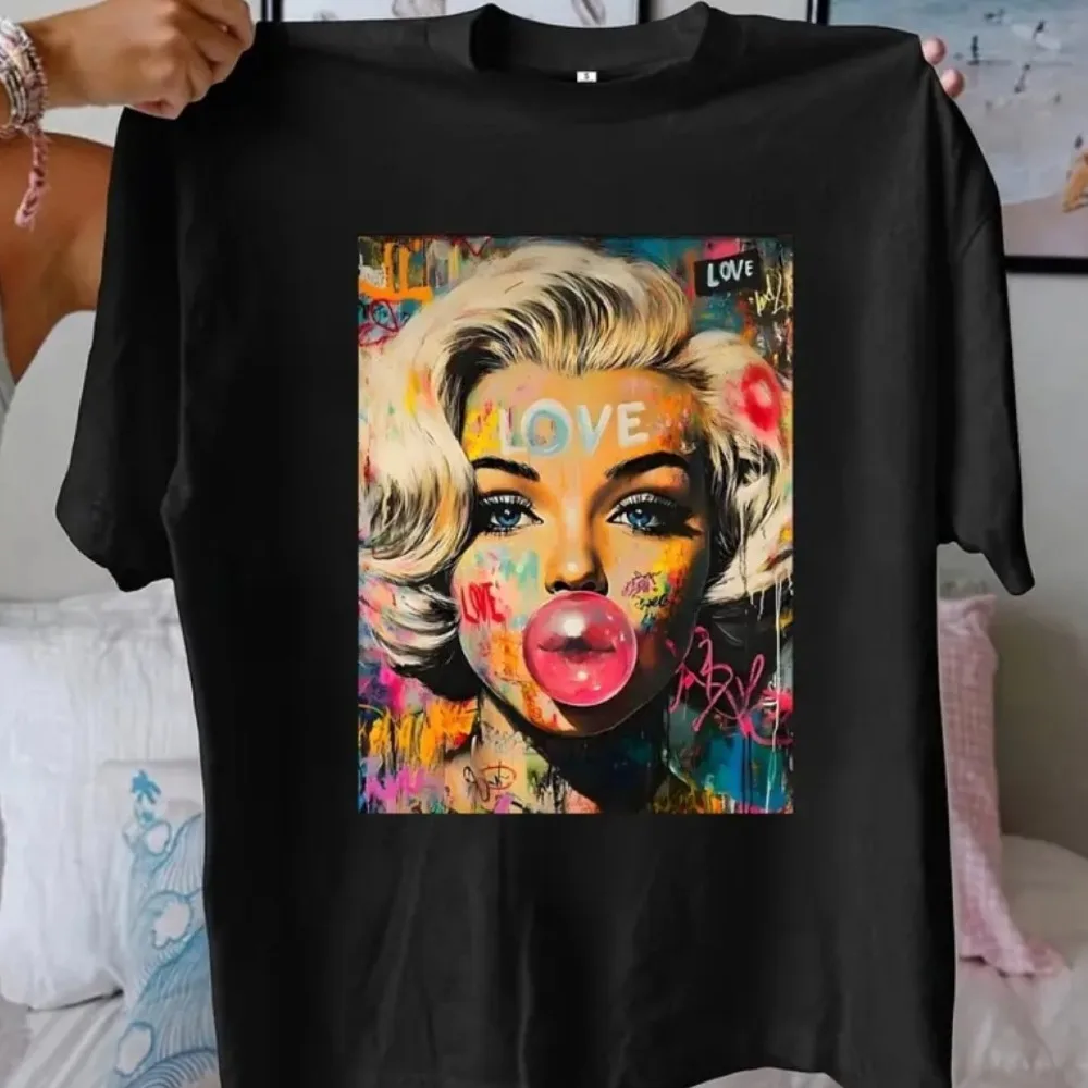 Ladies' Casual Trend Pure Cotton T-shirt Summer New Item Unisex Casual Fashion T-shirt