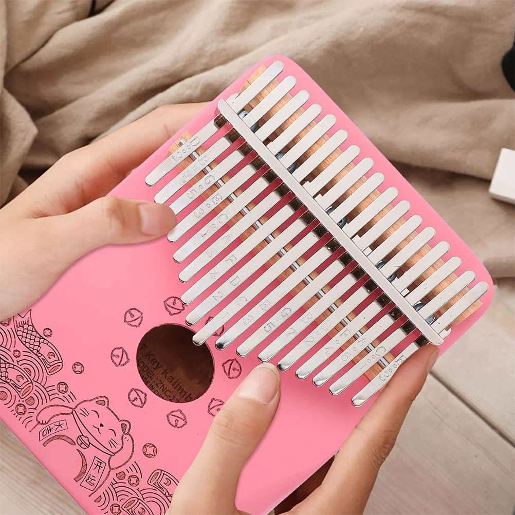 

Musical Instrument Finger Piano Kalimba Thumb 17 Keys for Beginners Mbira