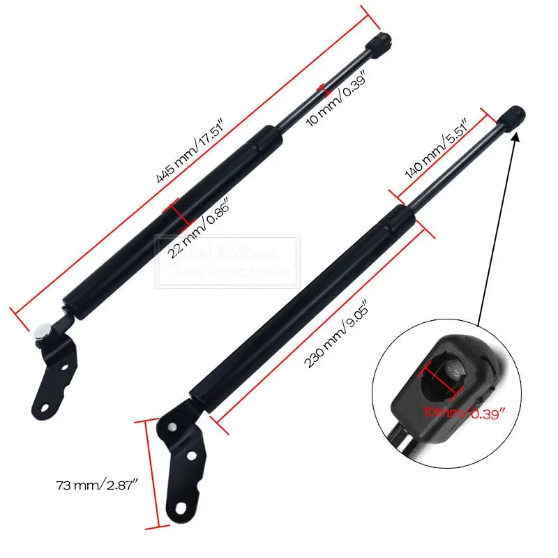 2x Rear Tail Gate Tailgate Gas Support Struts For Toyota Celica Coupe 1999-2005 6896020240L 6895020240R 6895080108L 6896080063R