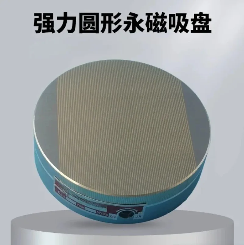 Strong Round Permanent Magnet Chuck Precision Fine Pole Circular Magnetic Chuck for Grinder Lathe EDM Wire Cutting
