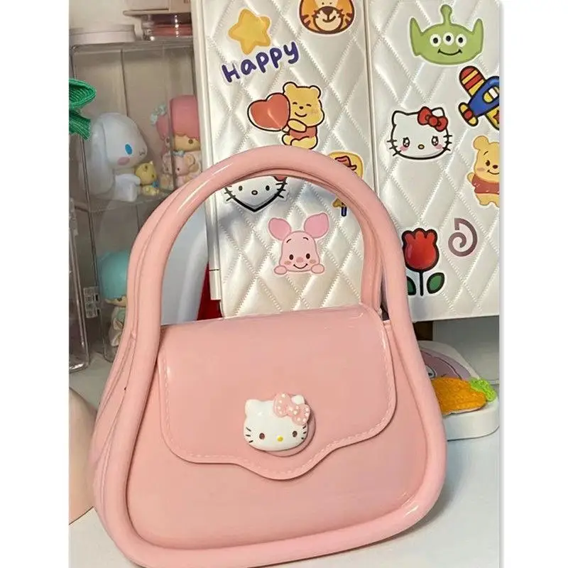 bags for women Hello Kitty Bag Chain Bag Mini Small Cage Bag Portable Shoulder Messenger Bag hand bags  purses and handbags
