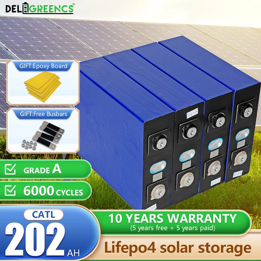 Lifepo4 202AH Bateries 12V 24V 48V Lifepo4 Battery 2.6KWH 5.1KWH 11KWH Power Bank  Rechargeable Battery Free Shipping For Solar